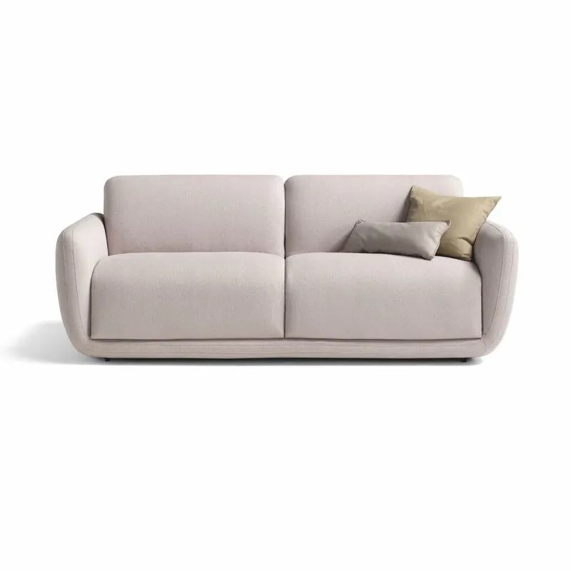 Casa Padrino luxury sofa bed light gray 222 cm - Fold-out living room sofa Neu