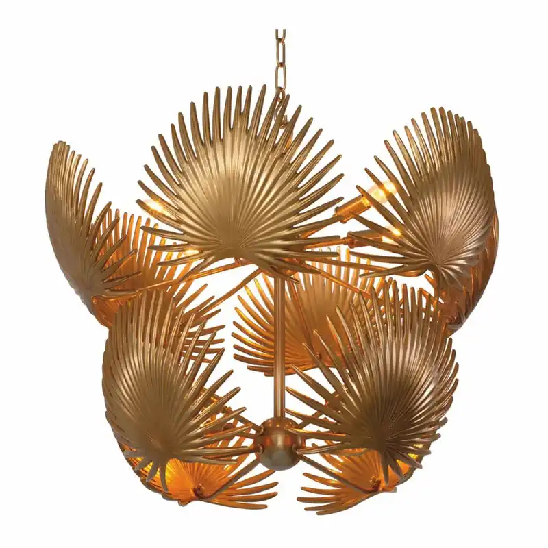 Casa Padrino Luxury Chandelier Vintage Brass Ø 80 x H. 67 cm - Hotel & Restaurant Chandelier Meistverkauft