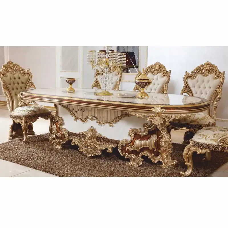 Online Kaufen Casa Padrino luxury baroque dining chair set of 6 - Magnificent baroque style dining room furniture