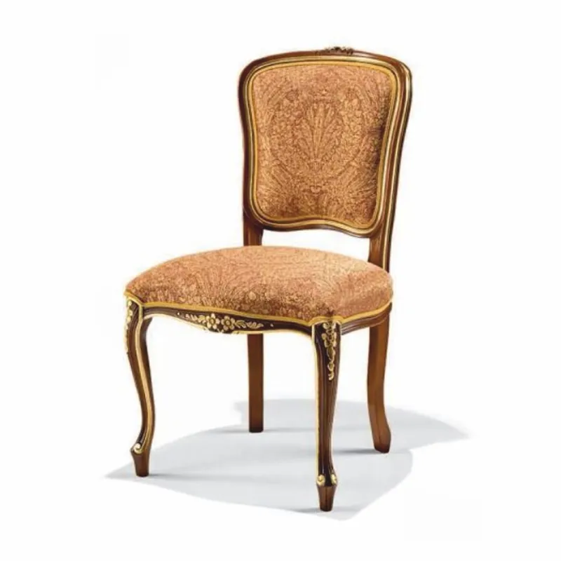 Sofort Bestellen Casa Padrino Luxury Baroque Dining Room Chair Brown / Gold H. 98 cm - Baroque Furniture - Made in Italy