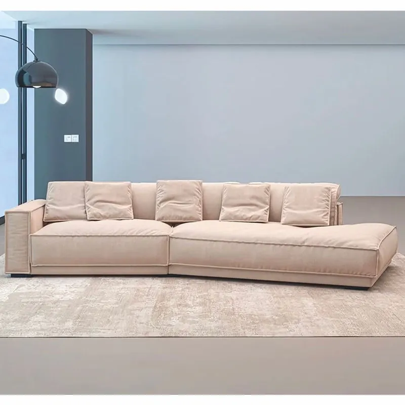 Wochenendangebot Casa Padrino luxury living room & hotel sofa left side beige 320 cm - Luxury furniture