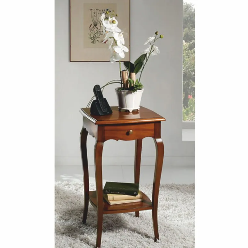 Casa Padrino luxury baroque side table with drawer brown H. 70 cm - Made in Italy Günstig