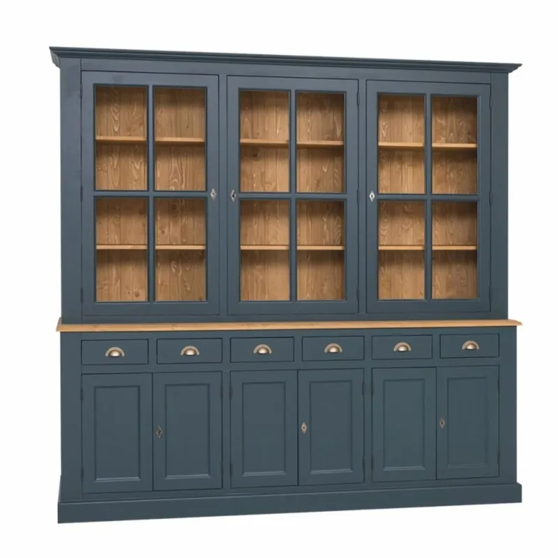 Angebot Casa Padrino country style dining room cabinet dark blue / natural 245 cm - Dining room furniture