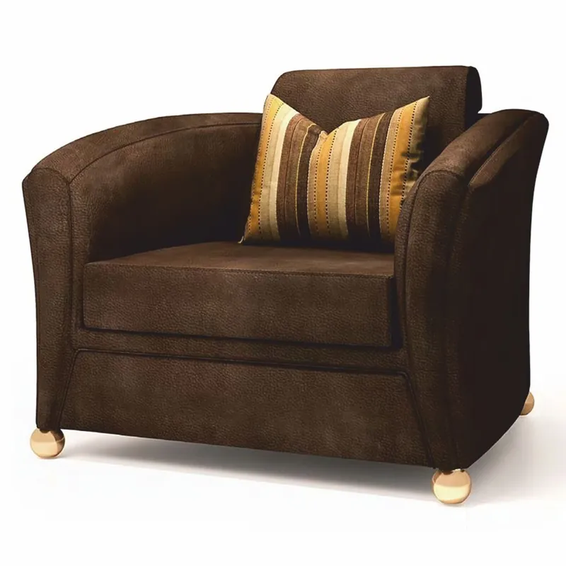 Casa Padrino luxury living room & hotel leather armchair dark brown / bronze - Made in Italy Mega-Angebot