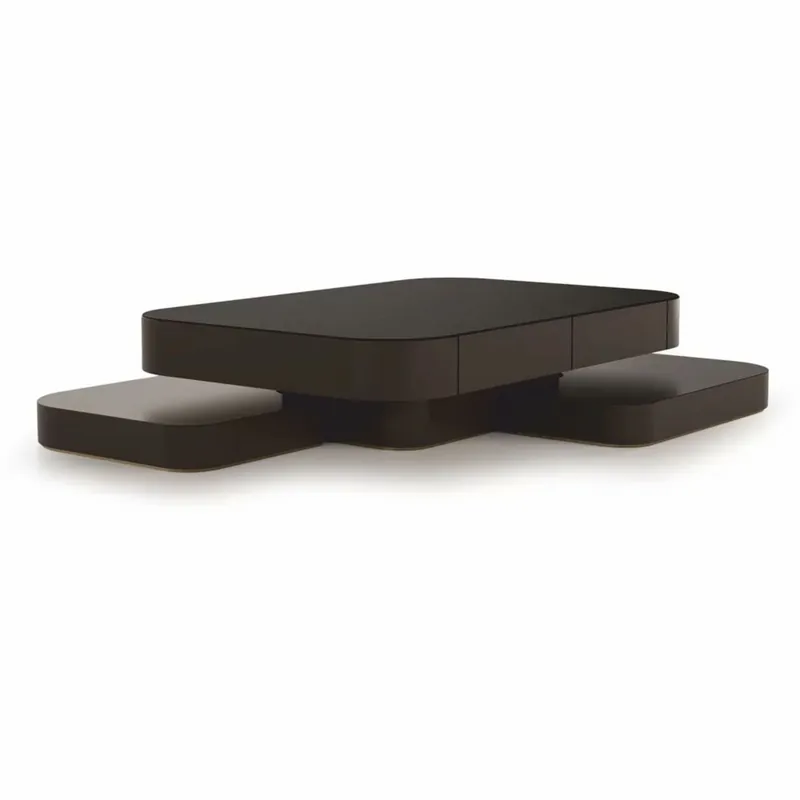 Preiswert Casa Padrino Luxury Coffee Table Dark Brown / Brass 190 cm - Living Room & Hotel Furniture