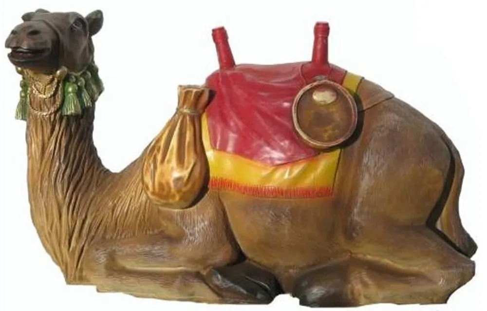 Casa Padrino Decorative Sculpture Camel Brown 90 cm - Garden Figure Neu