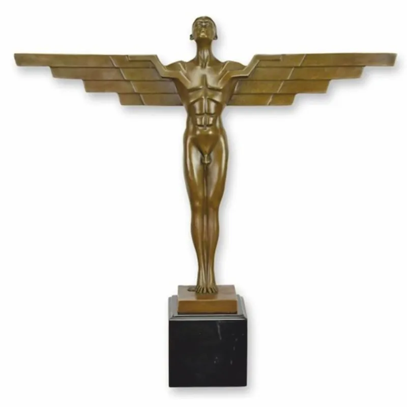 Bestseller Casa Padrino Art Deco Bronze Sculpture H. 43.7 cm - Living Room & Desk Decoration
