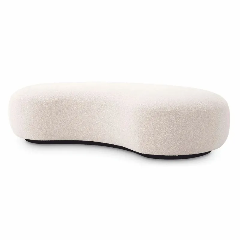 Top-Seller Casa Padrino Luxury Bench Cream / Black 180 cm - Living Room & Hotel Furniture