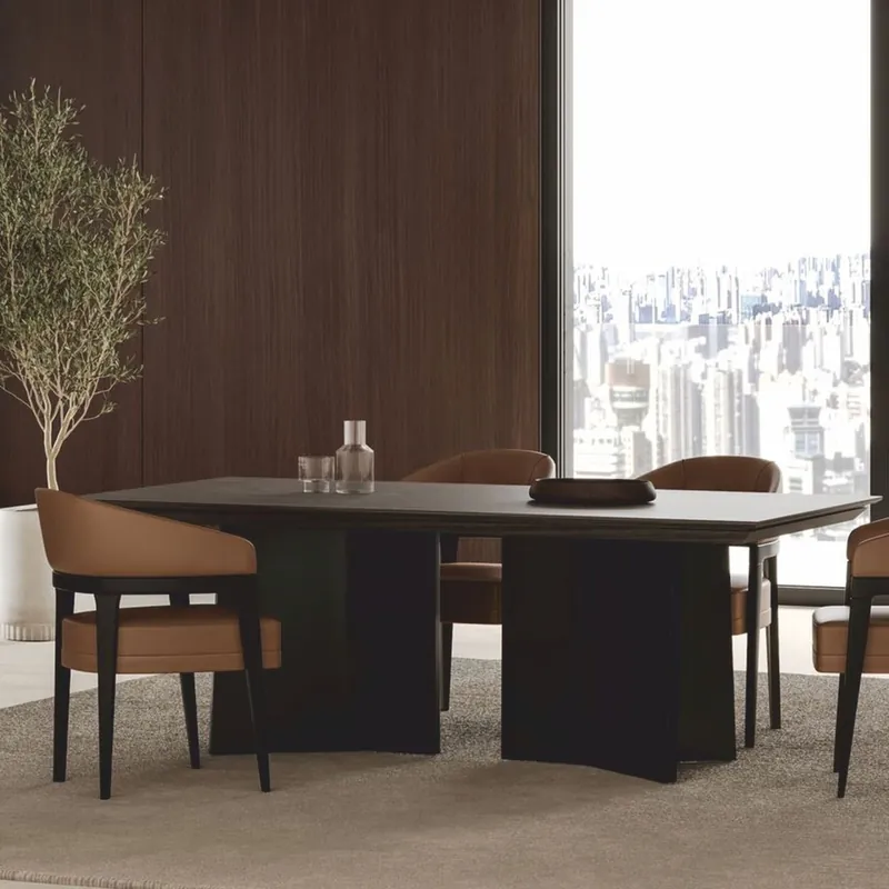 Neue Ware Casa Padrino Luxury Dining Table Dark Brown 220 cm - Hotel & Dining Room Furniture