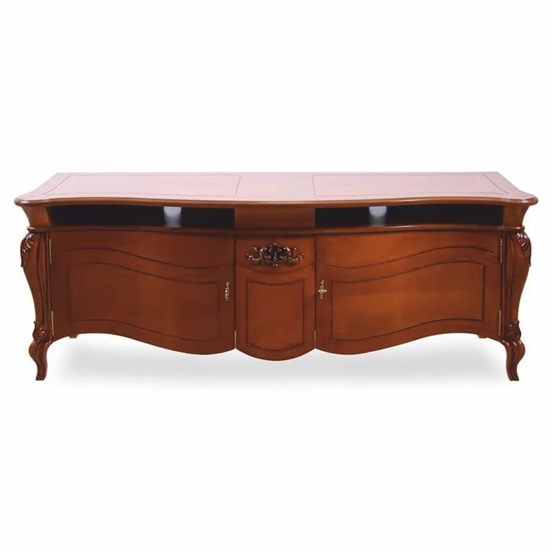 Letzte Chance Casa Padrino luxury baroque TV cabinet brown 187 cm - Baroque living room furniture