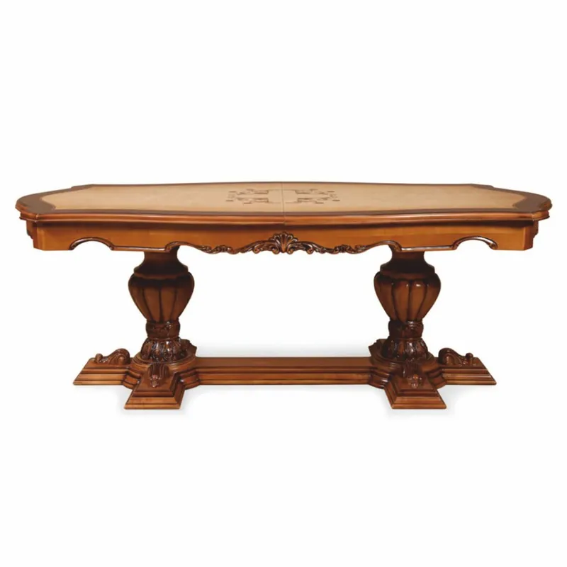 Casa Padrino Luxury Baroque Dining Table Brown / Natural 310 cm - Baroque Dining Room Furniture Neue Ware
