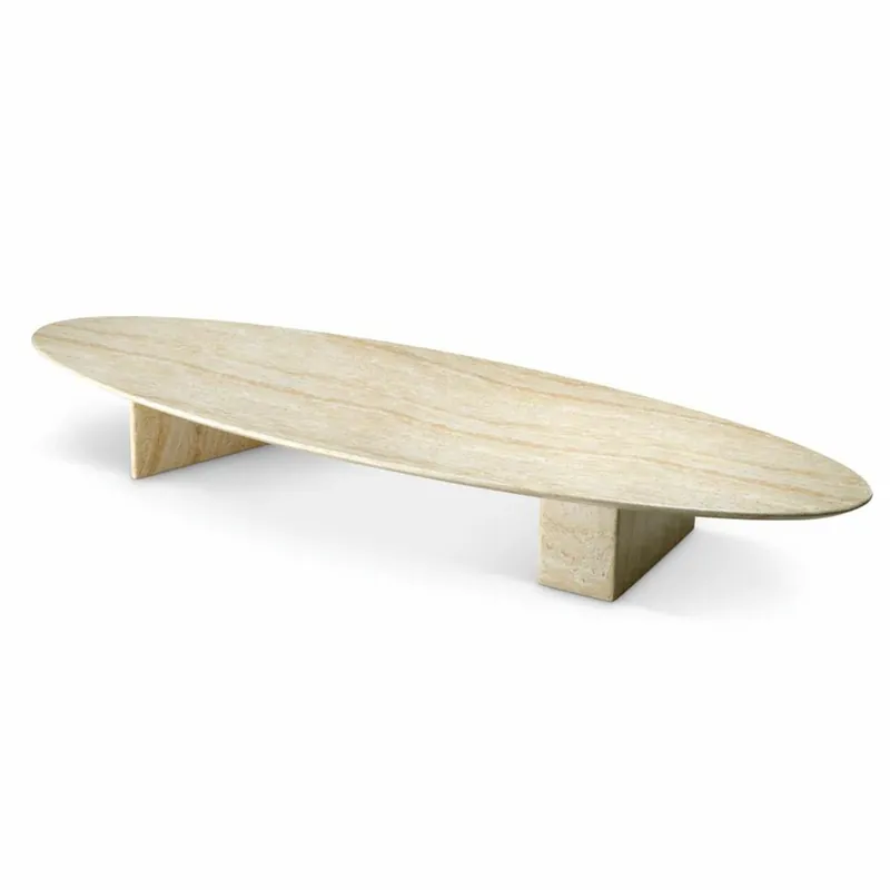 Sonderangebot Casa Padrino Luxury Garden Coffee Table Beige 240 cm - Hotel & Garden Furniture