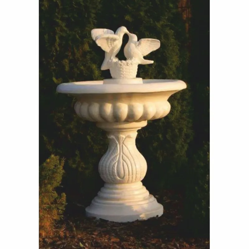 Casa Padrino Baroque Bird Bath Fountain 2 Colombe Sabbia Ø 79 x H. 120 cm Top-Angebot