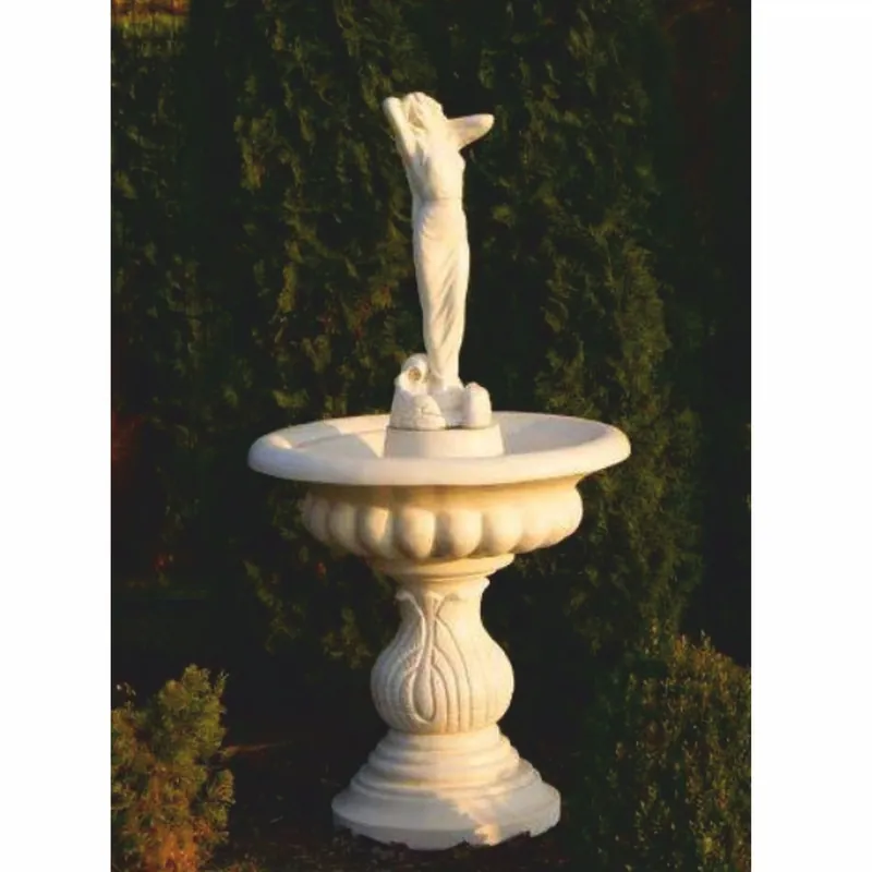 Bestpreis Casa Padrino Baroque Bird Bath Fountain Woman Sand Ø 79 x H. 156 cm