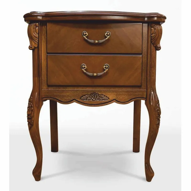 Casa Padrino luxury baroque bedside table brown H. 72.6 cm - Baroque bedroom furniture Sichere Zahlung