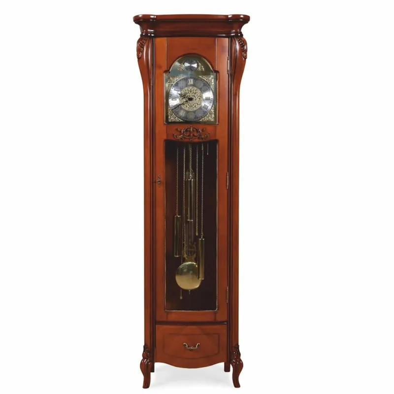 Must-Have Casa Padrino Luxury Baroque Grandfather Clock / Pendulum Clock Brown H. 206 cm - Baroque Furniture