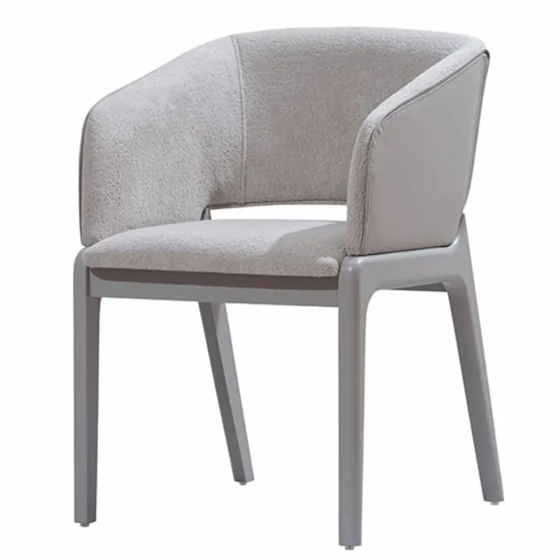 Casa Padrino luxury dining room chair with armrests gray H. 81 cm - Dining room furniture Nur Heute