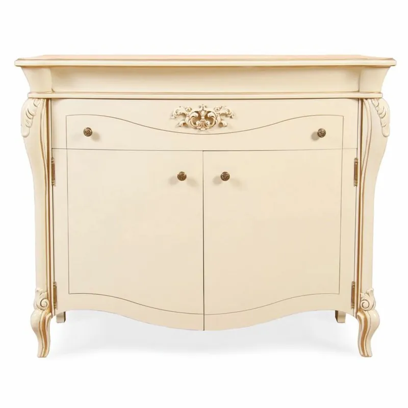 Rabatt Casa Padrino Luxury Baroque Chest of Drawers Cream 108 x 52 x H. 121 cm - Baroque Furniture