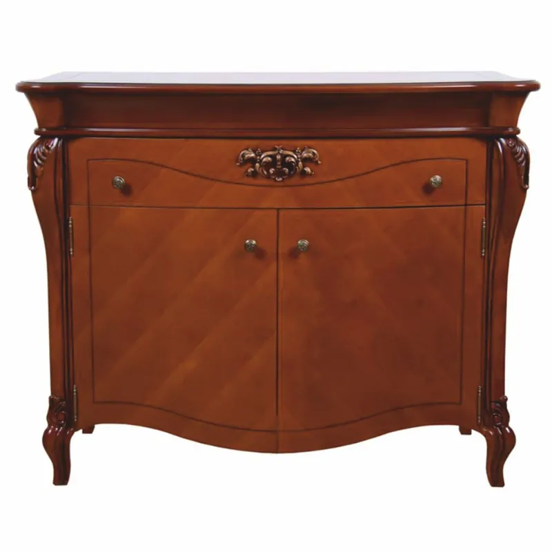 Billig Casa Padrino Luxury Baroque Chest of Drawers Brown 108 x 52 x H. 121 cm - Baroque Furniture