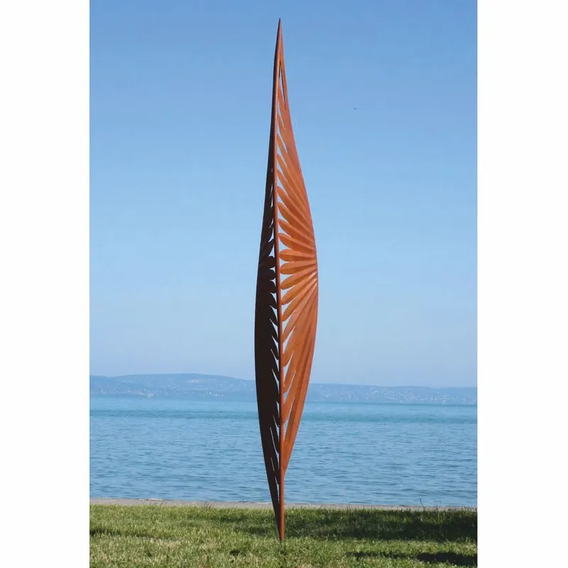 Markenprodukt Casa Padrino Luxury Garden Decoration Steel Sculpture Rust H. 400 cm - Garden Sculptures