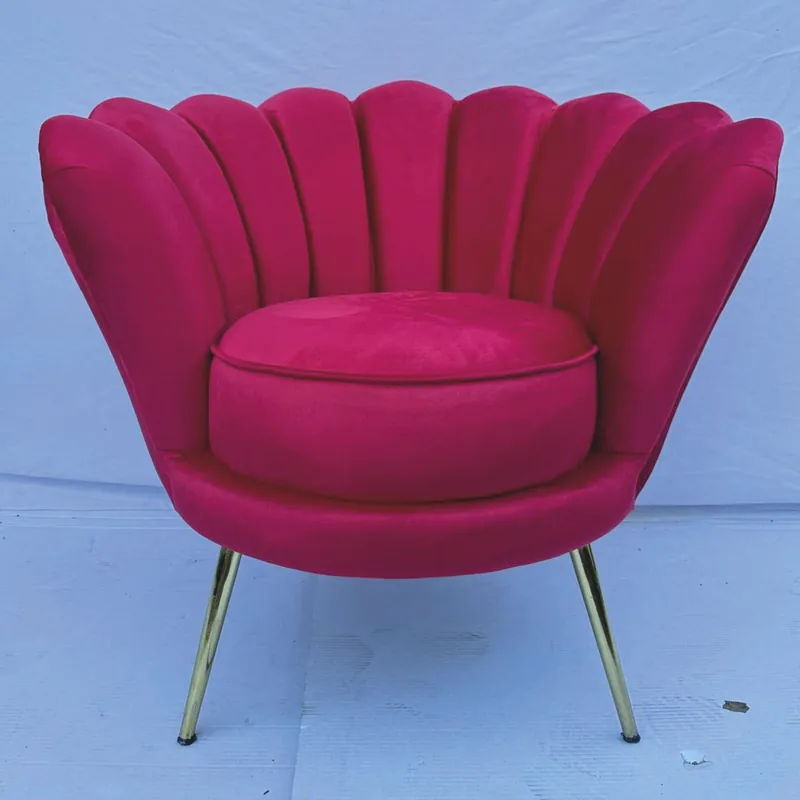 Casa Padrino Luxury Designer Armchair Bordeaux Red / Gold - Luxury Furniture Markenware