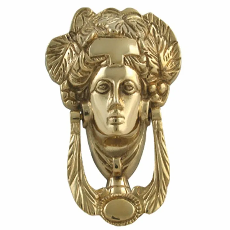 Neue Ware Casa Padrino Baroque Door Knocker Lady Brass H. 18 cm - Baroque Home Accessories
