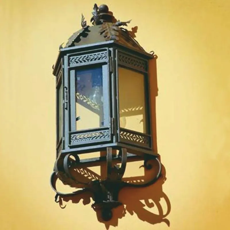 Garantierte Lieferung Casa Padrino Luxury Baroque Outdoor Wall Light Antique Brown H. 74 cm - Baroque Outdoor Lighting