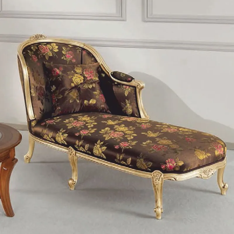 Casa Padrino luxury baroque chaise longue black / gold 165 cm - Made in Italy Mega-Angebot
