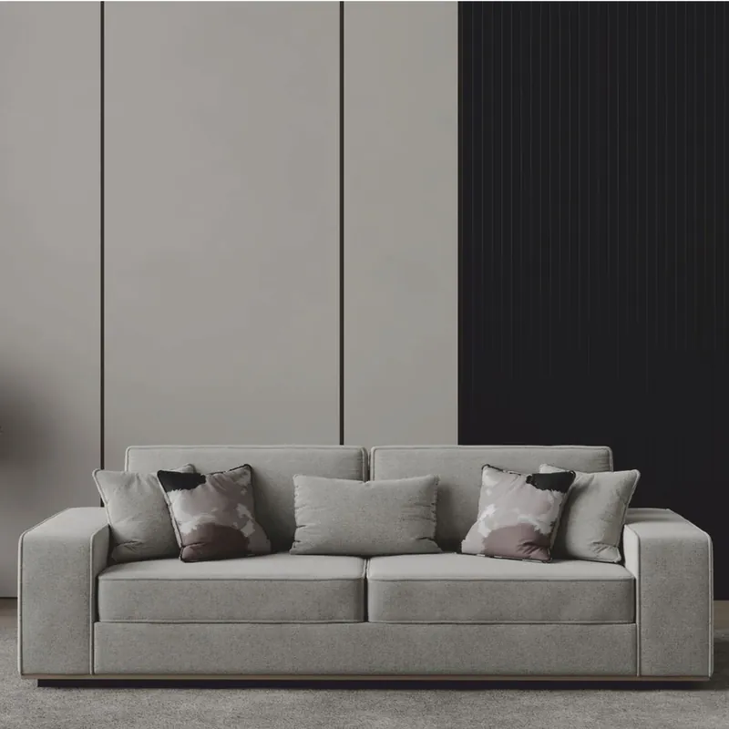 Casa Padrino divano di lusso grigio 263 cm - Mobili per hotel e soggiorno Neu Im Sortiment