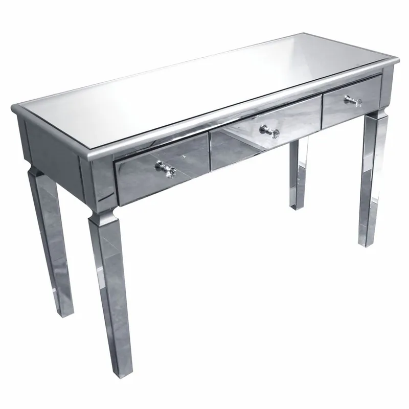 Casa Padrino consolle di lusso con 3 cassetti 120 cm - Consolle a specchio con piano in vetro Finale Aktion