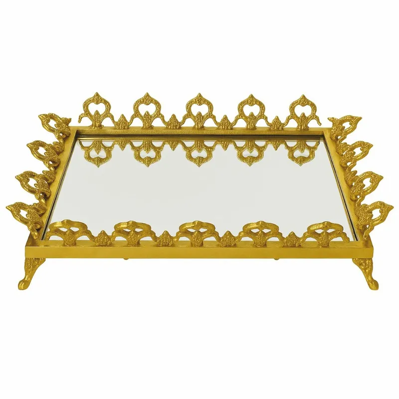 Casa Padrino vassoio barocco oro 50 cm - Accessori per la gastronomia in stile barocco Neue Ware