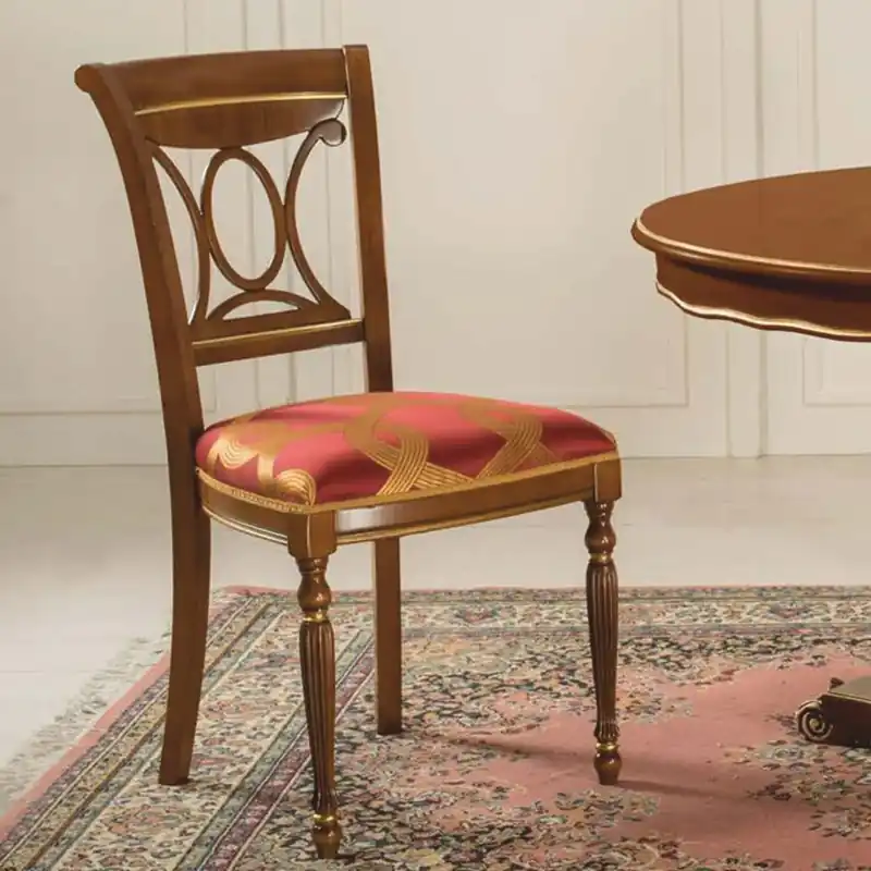 Heißes Angebot Casa Padrino Sedia da Sala da Pranzo Barocco di Lusso Bordeaux Rosso / Oro / Marrone - Fatto in Italia