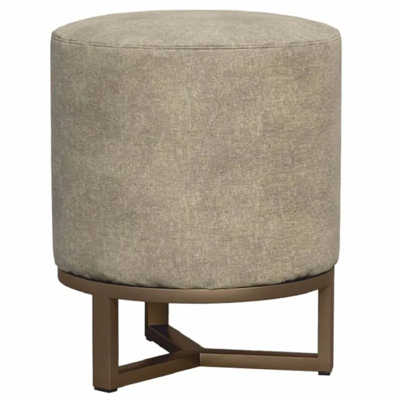 Casa Padrino sgabello di lusso grigio / marrone Ø 40 x A. 50 cm - Mobili di lusso Billig