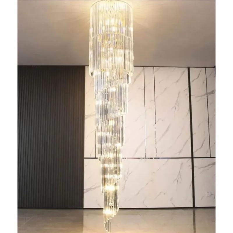 Jetzt Kaufen Casa Padrino lampadario di lusso in vetro argento Ø 65 x A. 250 cm - Fatto in Italia
