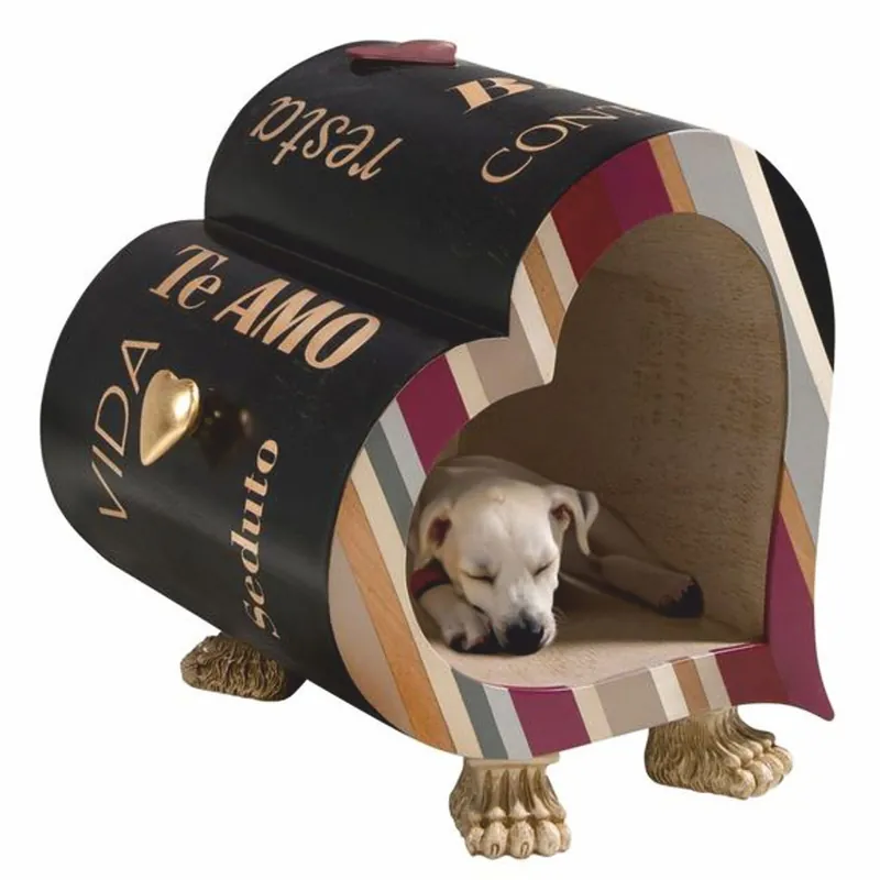Casa Padrino casa per cani di design di lusso a forma di cuore 45 x A. 50 cm - Mobili per cani Online Kaufen