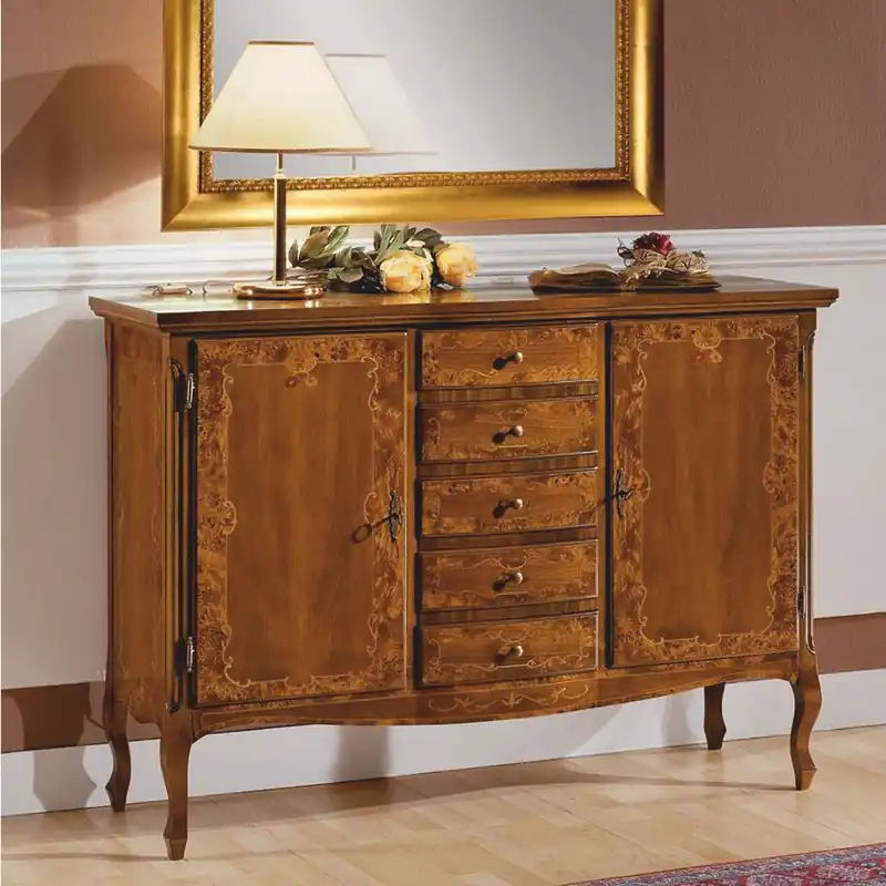 Preisreduziert Casa Padrino credenza barocco di lusso marrone 140 cm - Mobili barocchi - Fatto in Italia