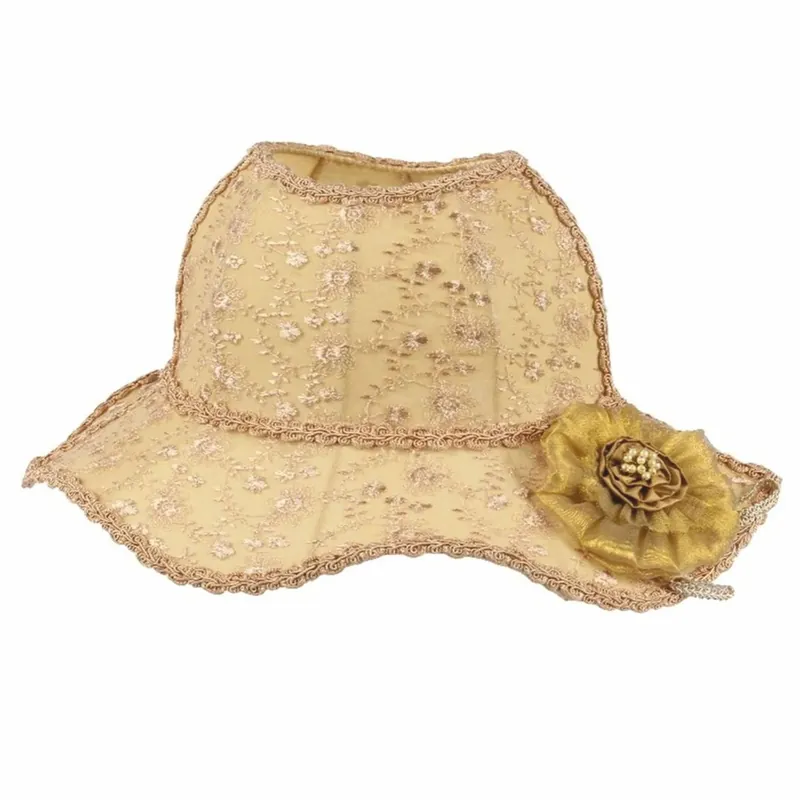 Mega-Angebot Casa Padrino paralume barocco a forma di cappello da signora beige / oro 47 cm