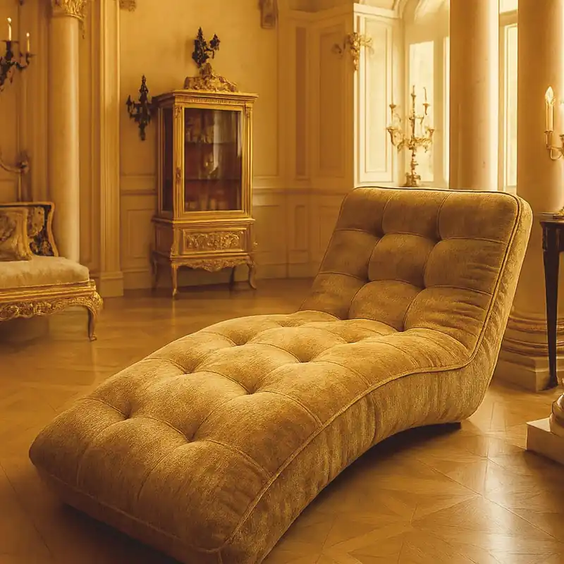Bestpreis Casa Padrino chaise longue / lettino relax di lusso oro 170 cm - Mobili di Lusso