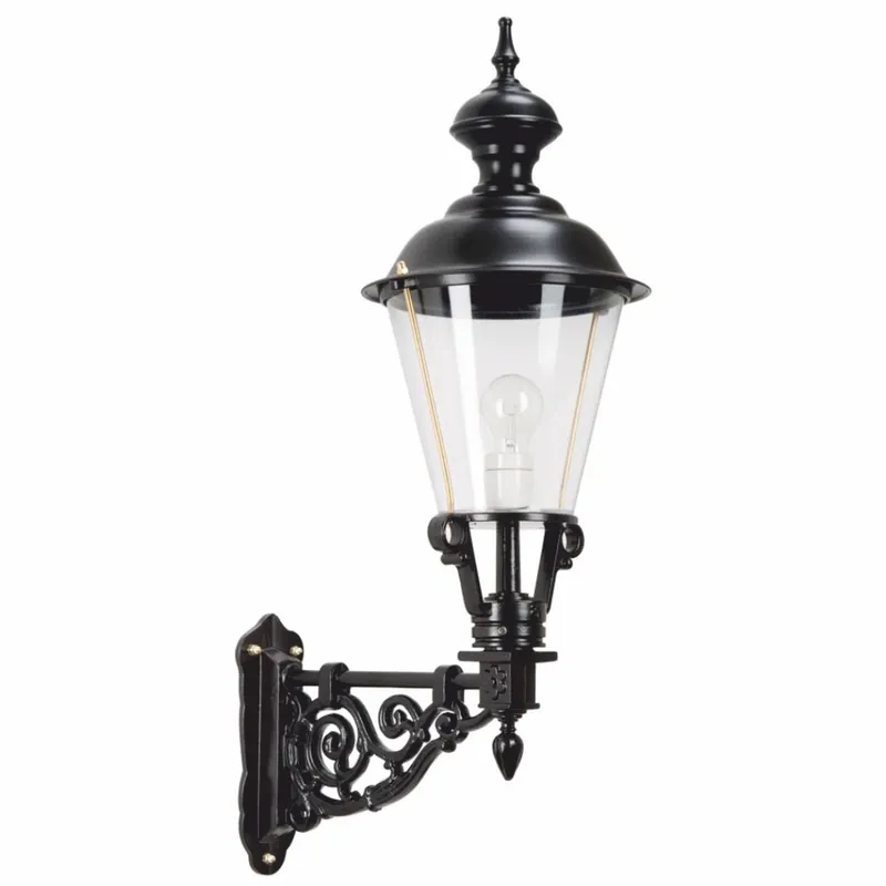 Wochenendangebot Casa Padrino applique da esterno Art Nouveau nero A. 85 cm - Illuminazione da esterno nostalgica