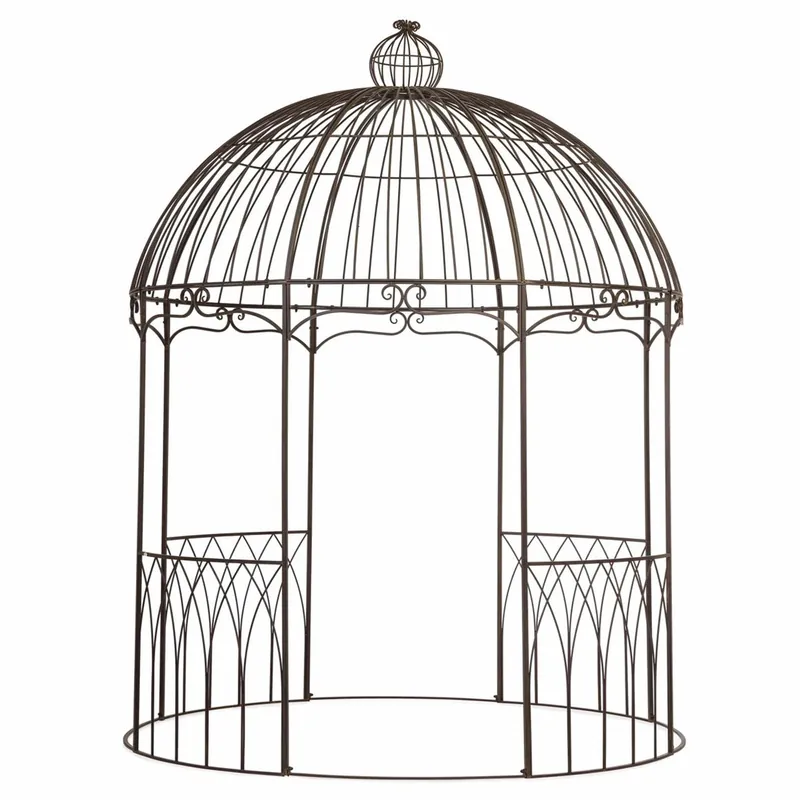 Casa Padrino Padiglione Art Nouveau Marrone Ø 260 x A. 340 cm - Accessori da Giardino Preiswert
