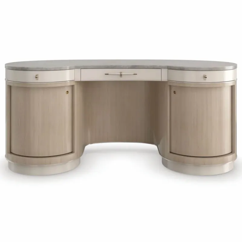 Must-Have Casa Padrino toletta di lusso grigio / marrone / oro 171 cm - Mobili per hotel e camera da letto