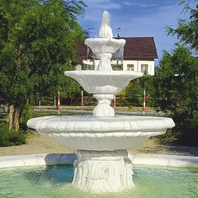 Casa Padrino Fontana Barocco Bianco Ø 145 x A. 180 cm - Fontana Decorativa da Giardino Rabatt