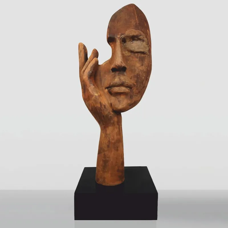 Casa Padrino scultura decorativa XXL ruggine / nero A. 190 cm - Grande figura decorativa Bestpreis