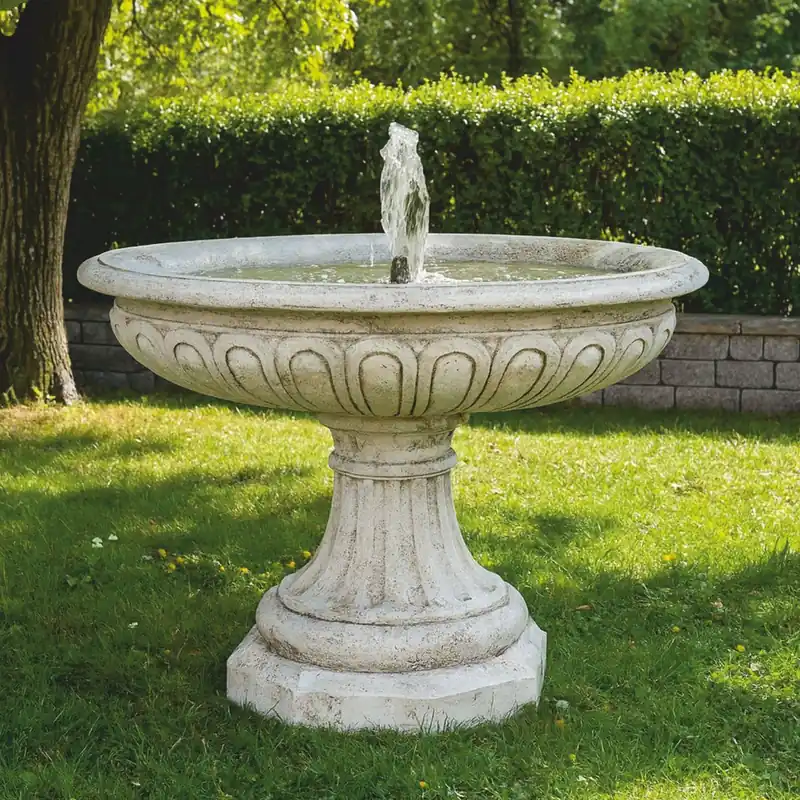 Casa Padrino Fontana Barocco Bianco Ø 150 x A. 115 cm - Fatto in Italia Kracherpreis