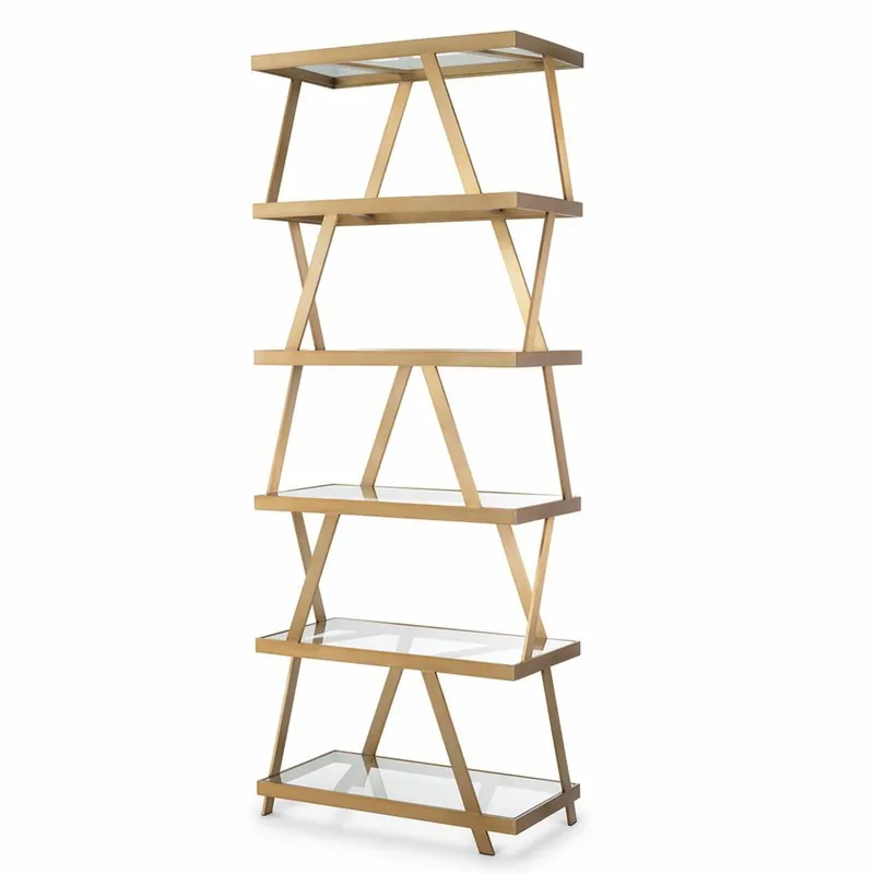 Casa Padrino scaffale di lusso ottone A. 209,5 cm - Mobili per hotel di lusso Top-Preis