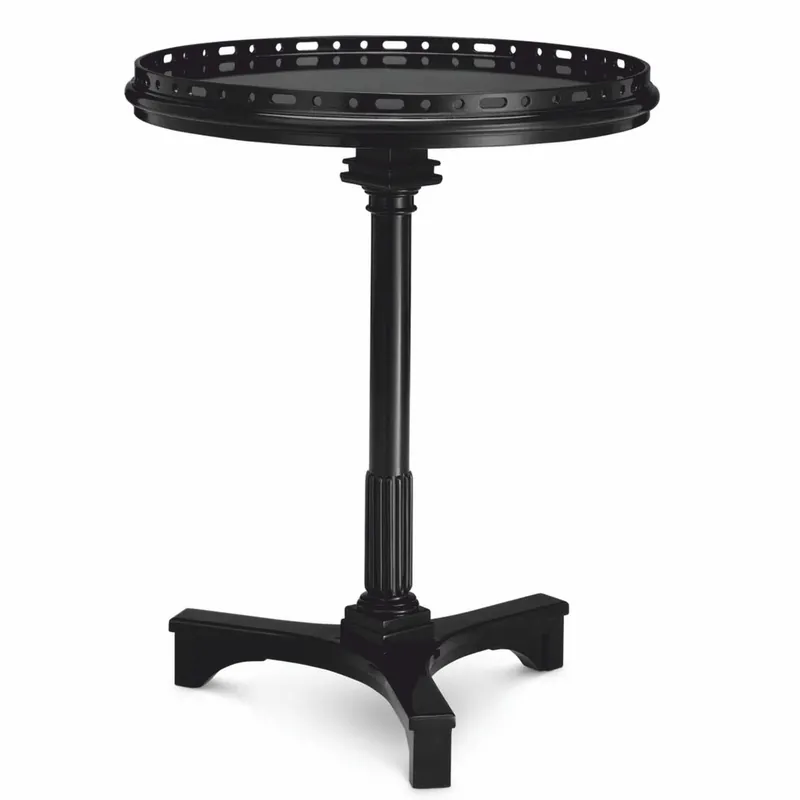 Casa Padrino tavolino di lusso in mogano nero A. 74,5 cm - Mobili per hotel Preisreduziert