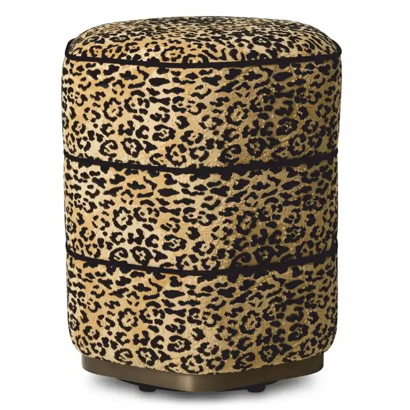 Sonderangebot Casa Padrino sgabello di lusso leopardo / bronzo A. 54 cm - Mobili per hotel di lusso