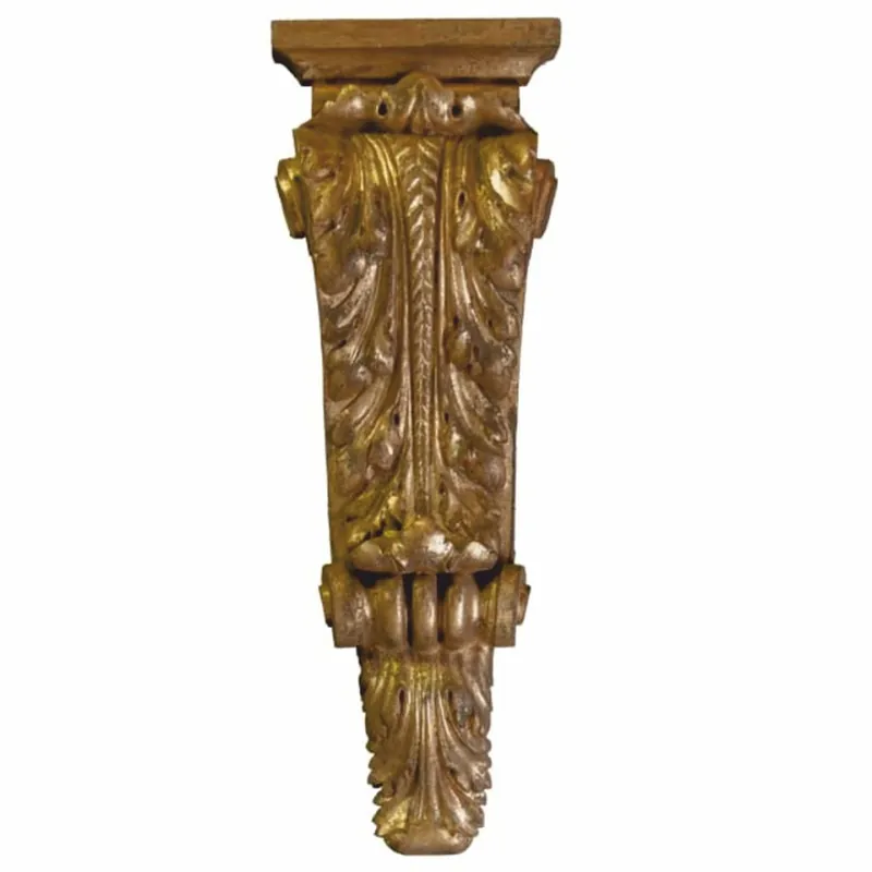 Casa Padrino consolle da parete barocco di lusso oro antico A. 47 cm - Fatto in Italia Schneller Versand