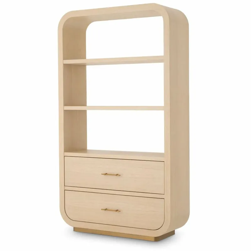 Casa Padrino cabinet mensola di lusso con 2 cassetti naturale / ottone A. 210 cm Neue Ware