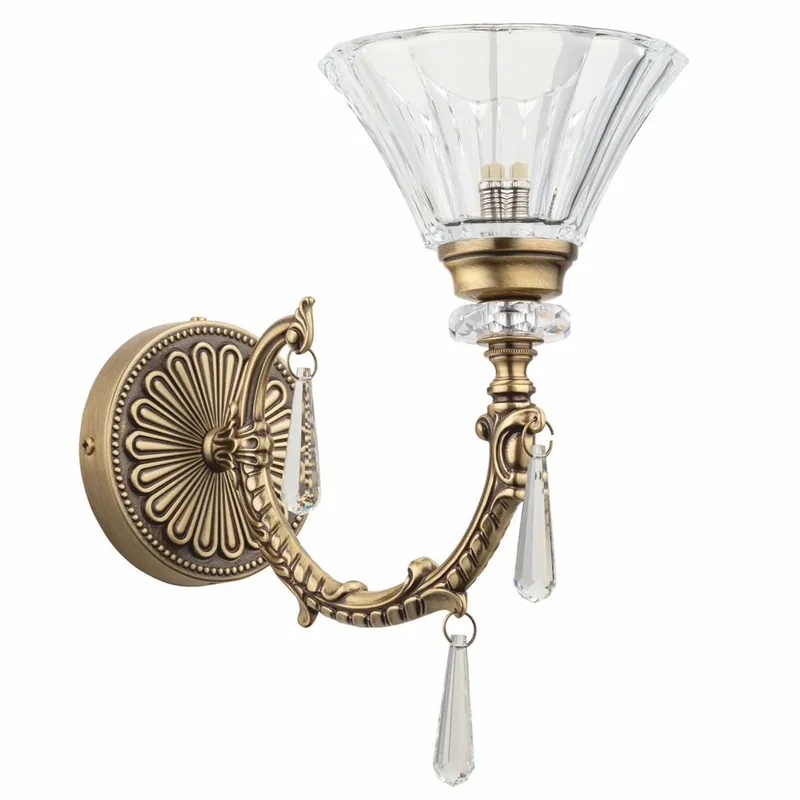 Sonderaktion Casa Padrino lampada da parete barocco di lusso ottone con patina A. 30 cm - Lampade barocche